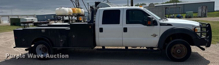 image for item EG6494 2012 Ford F550 Super Duty Crew Cab flatbed truck