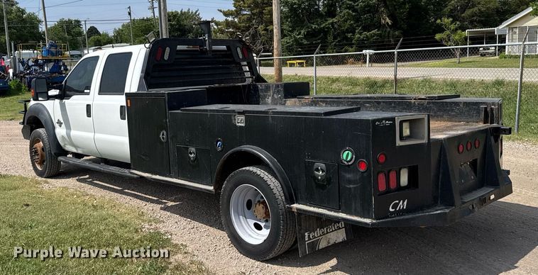 image for item EG6494 2012 Ford F550 Super Duty Crew Cab flatbed truck