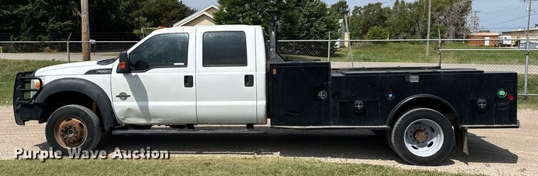 image for item EG6494 2012 Ford F550 Super Duty Crew Cab flatbed truck