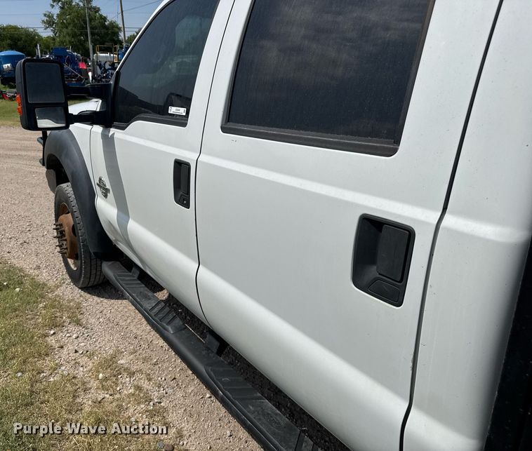 image for item EG6494 2012 Ford F550 Super Duty Crew Cab flatbed truck