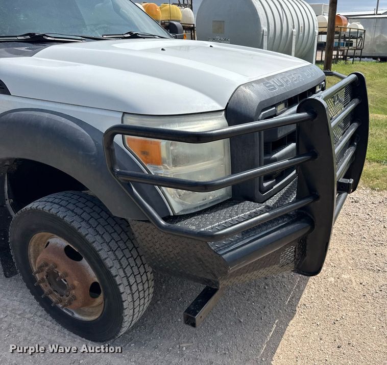 image for item EG6494 2012 Ford F550 Super Duty Crew Cab flatbed truck