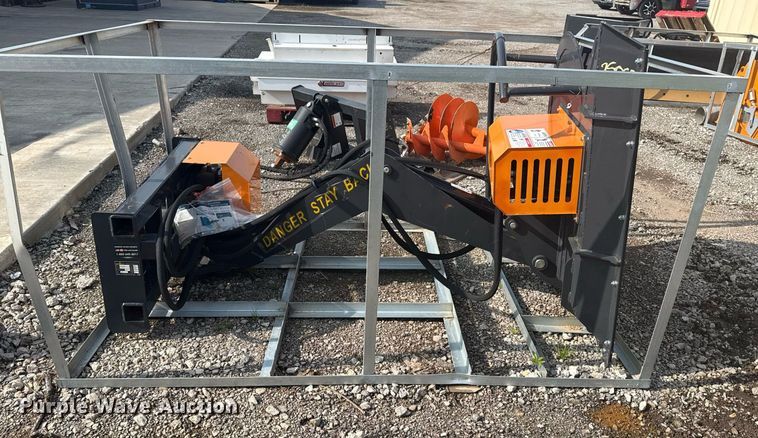 image for item EG8073 2024 LandHonor ABC-13-125A skid steer articulating brush mower