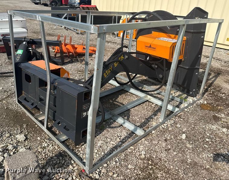 image for item EG8073 2024 LandHonor ABC-13-125A skid steer articulating brush mower