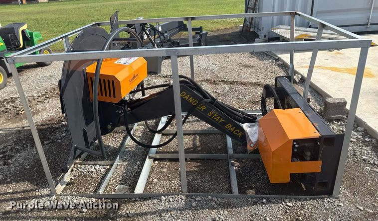 image for item EG8073 2024 LandHonor ABC-13-125A skid steer articulating brush mower