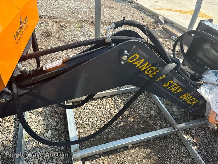 image for item EG8073 2024 LandHonor ABC-13-125A skid steer articulating brush mower