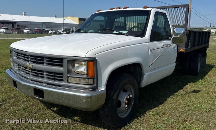 image for item EG8077 1996 Chevrolet C3500 dump bed pickup truck