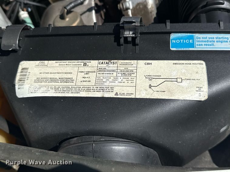 image for item EG8077 1996 Chevrolet C3500 dump bed pickup truck