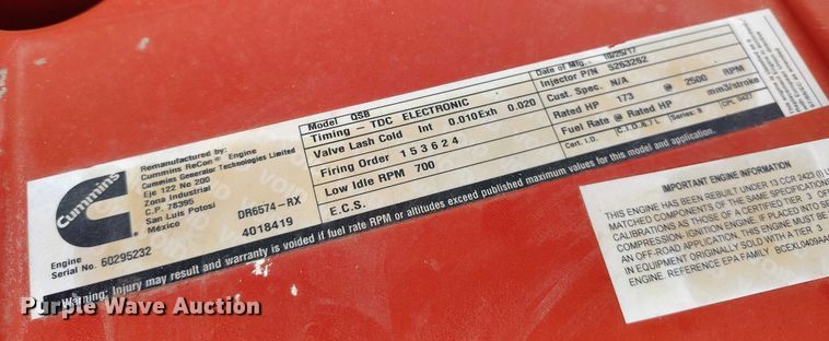 image for item EH0330 Cummins  power unit