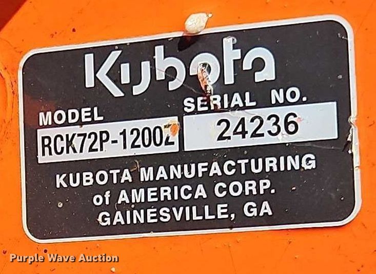 image for item EJ0073 Kubota ZD1211 ZTR lawn mower