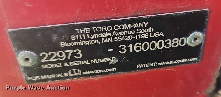 image for item EJ0076 Toro TRX-20 trencher