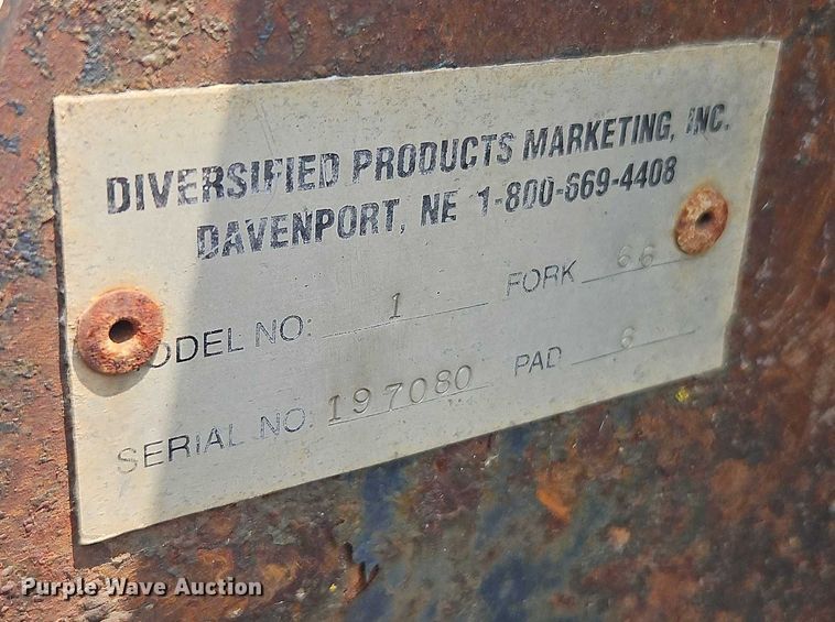 image for item EJ0080 Diversified Products 1 skid steer nursery jaws