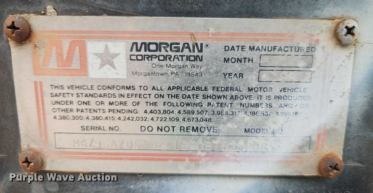 image for item EJ0098 1996 GMC Vandura 3500 box truck