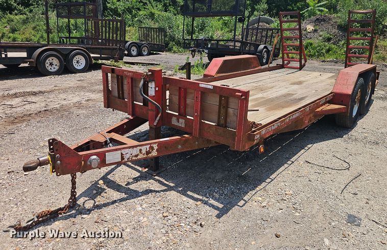 image for item EJ0104 2000 Blair Trailers utility trailer