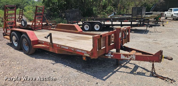 image for item EJ0104 2000 Blair Trailers utility trailer