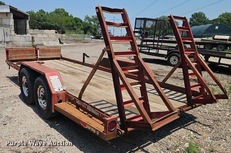 image for item EJ0104 2000 Blair Trailers utility trailer