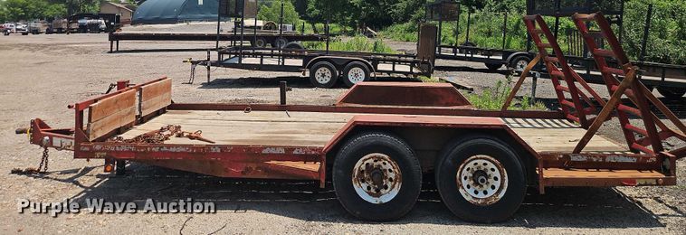 image for item EJ0104 2000 Blair Trailers utility trailer