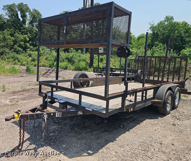 image for item EJ0105 2009 Smiley Rileys Trailer Mfg utility trailer