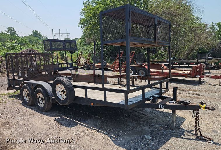 image for item EJ0105 2009 Smiley Rileys Trailer Mfg utility trailer