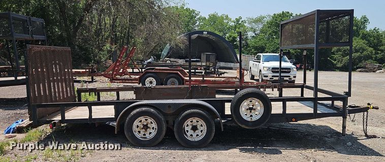 image for item EJ0105 2009 Smiley Rileys Trailer Mfg utility trailer