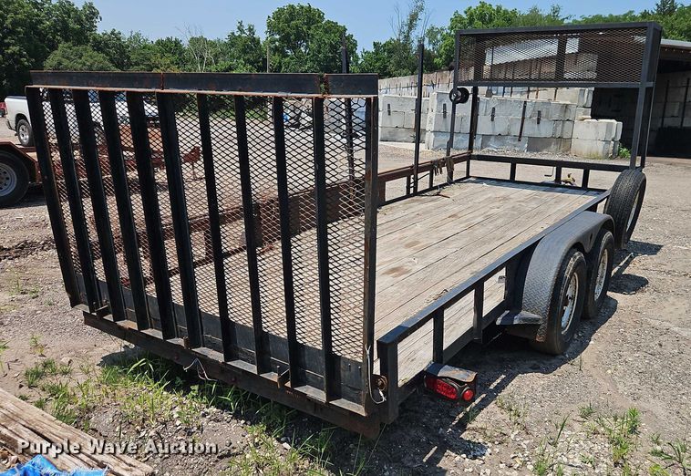 image for item EJ0105 2009 Smiley Rileys Trailer Mfg utility trailer