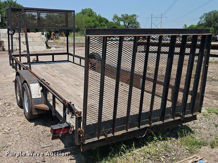 image for item EJ0105 2009 Smiley Rileys Trailer Mfg utility trailer