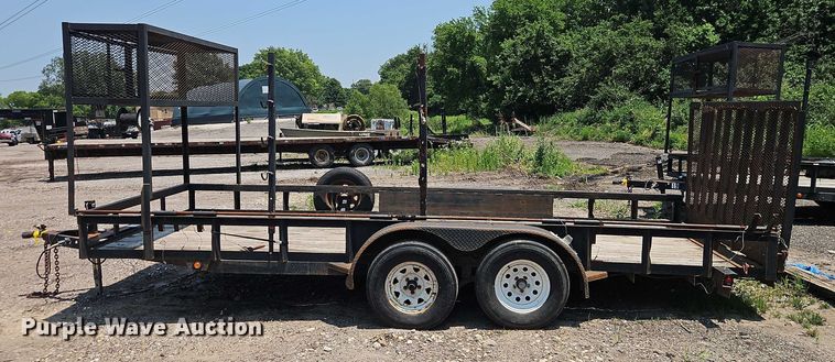 image for item EJ0105 2009 Smiley Rileys Trailer Mfg utility trailer