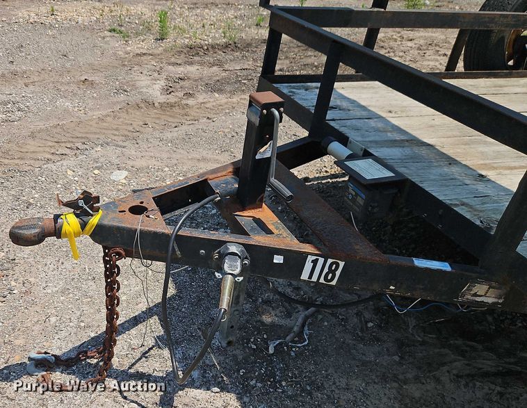 image for item EJ0105 2009 Smiley Rileys Trailer Mfg utility trailer