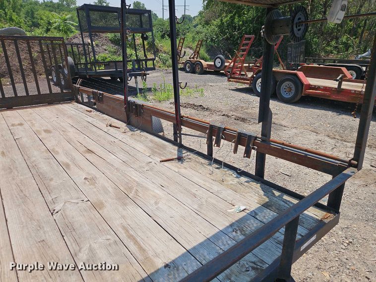 image for item EJ0105 2009 Smiley Rileys Trailer Mfg utility trailer