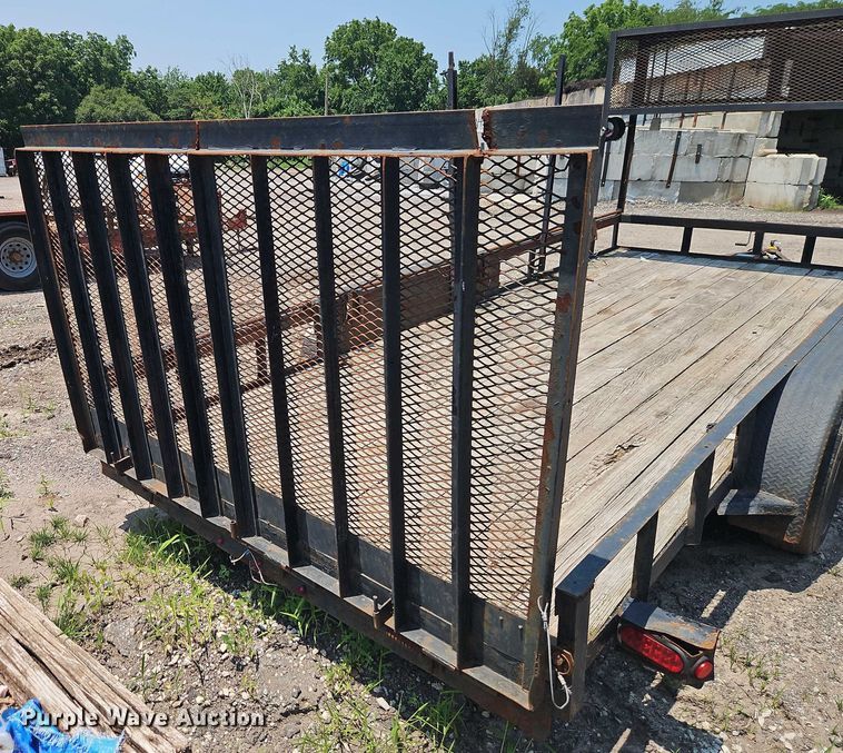 image for item EJ0105 2009 Smiley Rileys Trailer Mfg utility trailer