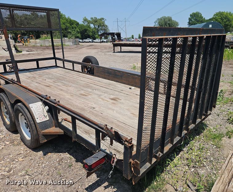 image for item EJ0105 2009 Smiley Rileys Trailer Mfg utility trailer