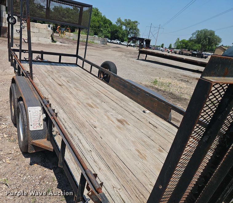 image for item EJ0105 2009 Smiley Rileys Trailer Mfg utility trailer