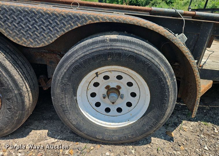 image for item EJ0105 2009 Smiley Rileys Trailer Mfg utility trailer