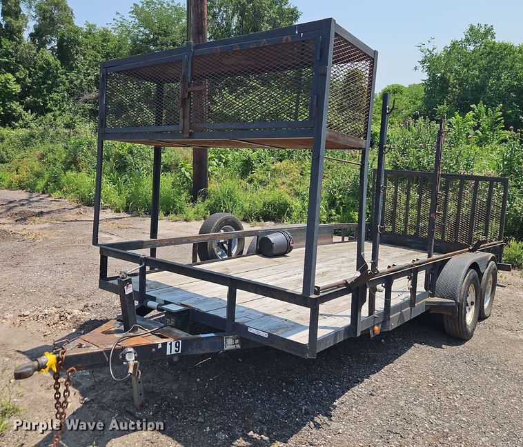 image for item EJ0106 2009 Smiley Rileys Trailer Mfg utility trailer
