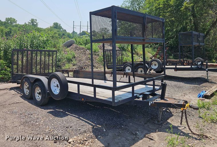 image for item EJ0106 2009 Smiley Rileys Trailer Mfg utility trailer