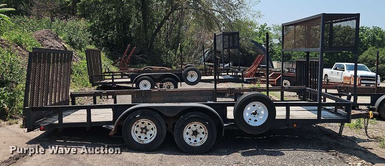 image for item EJ0106 2009 Smiley Rileys Trailer Mfg utility trailer