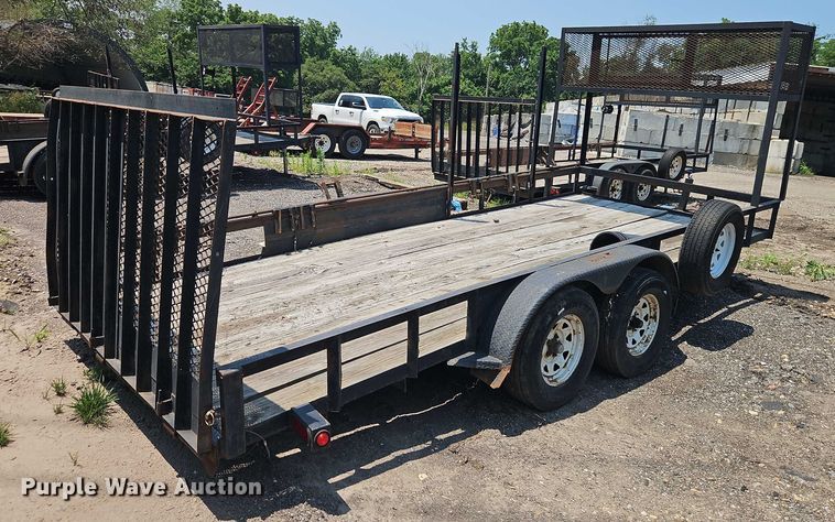 image for item EJ0106 2009 Smiley Rileys Trailer Mfg utility trailer