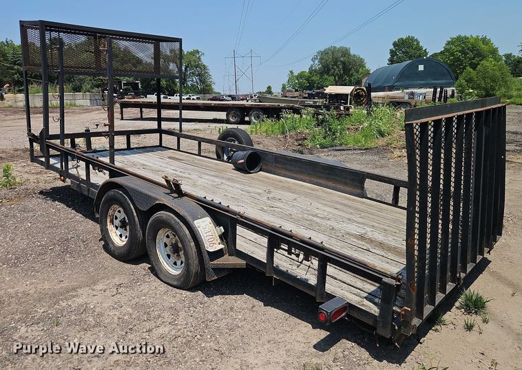 image for item EJ0106 2009 Smiley Rileys Trailer Mfg utility trailer