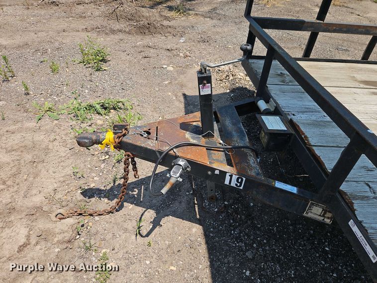 image for item EJ0106 2009 Smiley Rileys Trailer Mfg utility trailer