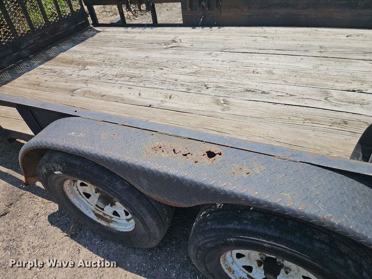 image for item EJ0106 2009 Smiley Rileys Trailer Mfg utility trailer