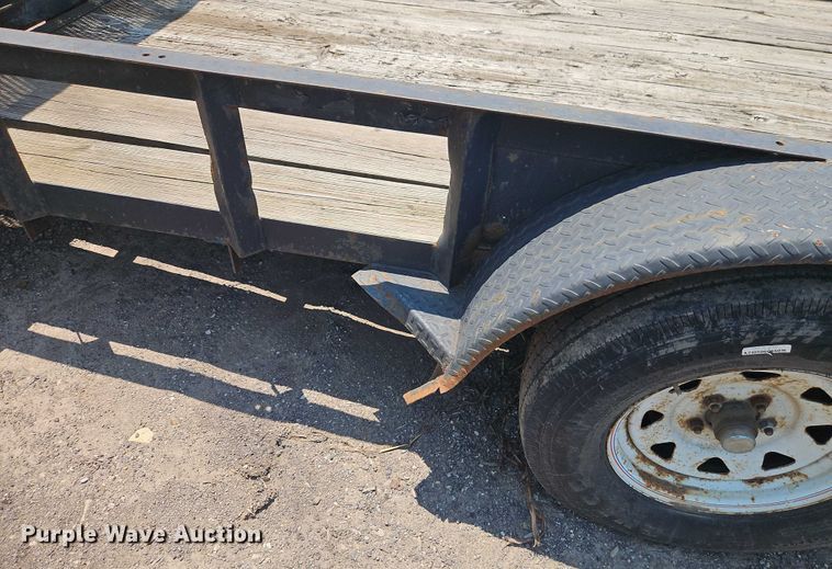 image for item EJ0106 2009 Smiley Rileys Trailer Mfg utility trailer