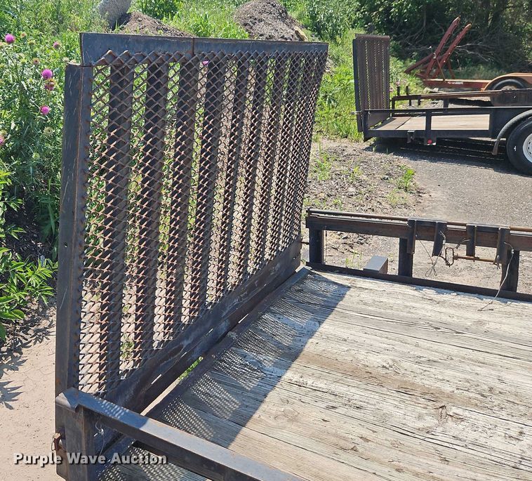 image for item EJ0106 2009 Smiley Rileys Trailer Mfg utility trailer