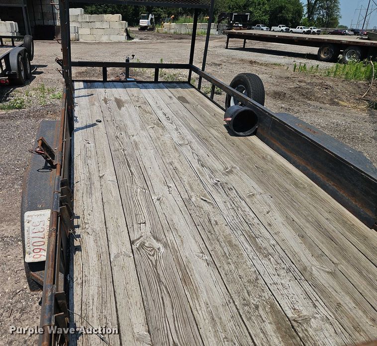 image for item EJ0106 2009 Smiley Rileys Trailer Mfg utility trailer