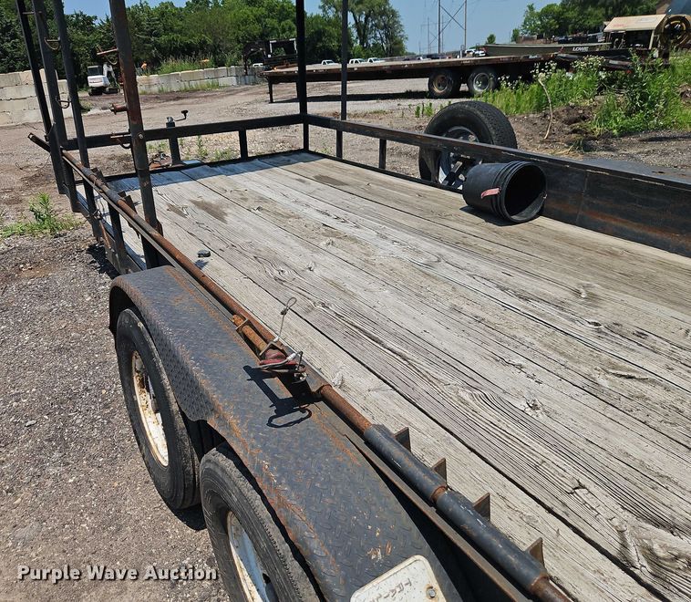 image for item EJ0106 2009 Smiley Rileys Trailer Mfg utility trailer