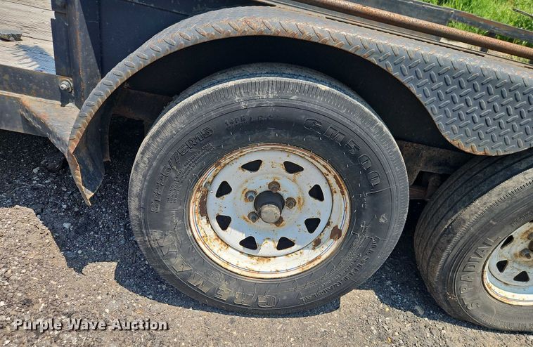 image for item EJ0106 2009 Smiley Rileys Trailer Mfg utility trailer