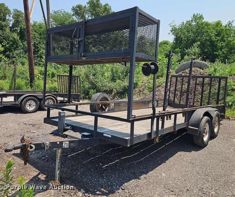 image for item EJ0107 2006 JW utility trailer