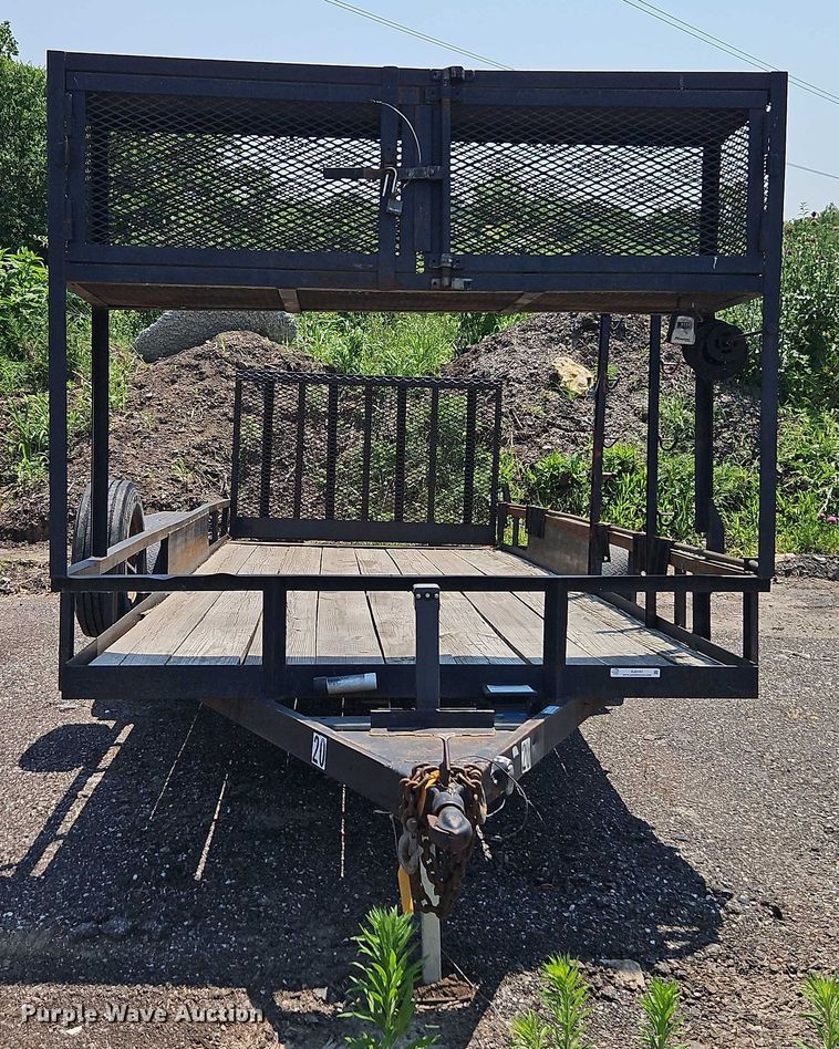 image for item EJ0107 2006 JW utility trailer