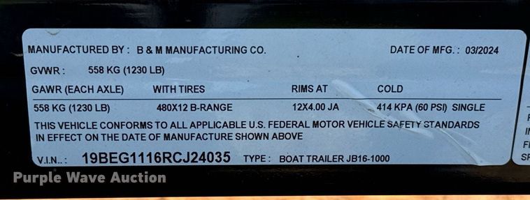 image for item EJ4648 2024 Lowe 1436L boat