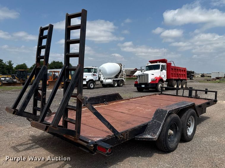 image for item EJ4657 2001 Big Bubba equipment trailer