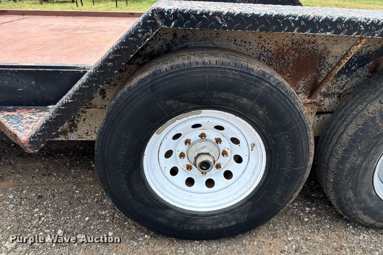 image for item EJ4657 2001 Big Bubba equipment trailer