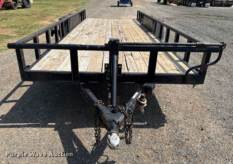 image for item EJ4659 2011 Parker  HP77 utility trailer